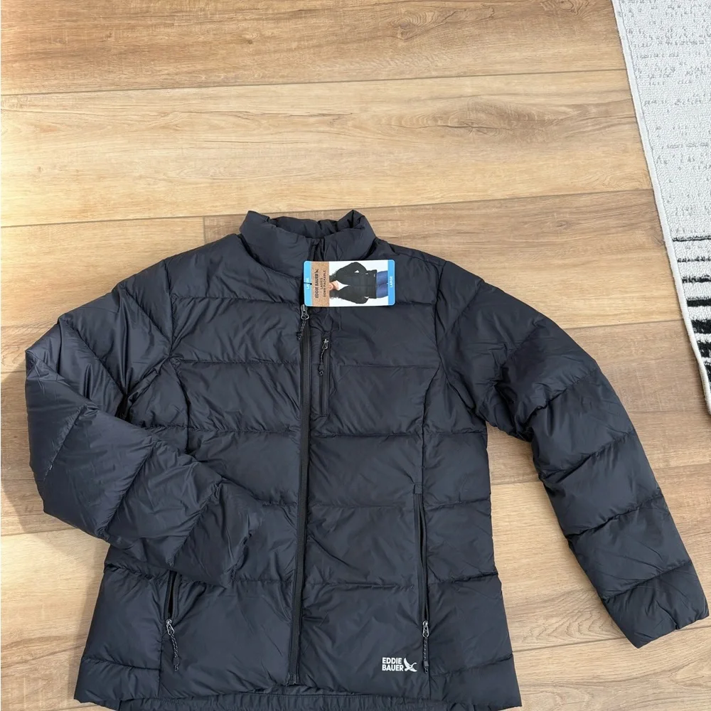 Eddie Bauer 650 fill down fill puffer jacket - Picture 2 of 5